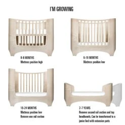 Leander Classic Cot - Whitewash 11 Leander Classic Cot - Whitewash -METRO BABY SHOP Im growing Leander whitewash bed