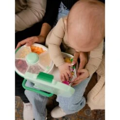 GoBe 2 In 1 Lunchbox With Snack Spinner VARIOUS COLOURS 18 GoBe 2 In 1 Lunchbox With Snack Spinner VARIOUS COLOURS -METRO BABY SHOP LB SageMint Open 2048x bacd487b f754 4f4a a56e 512eba8ea4fb