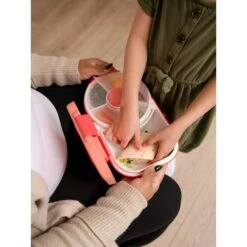 GoBe 2 In 1 Lunchbox With Snack Spinner VARIOUS COLOURS 14 GoBe 2 In 1 Lunchbox With Snack Spinner VARIOUS COLOURS -METRO BABY SHOP LB WatermelonCoral OpenOverhead 2048x 1eb20a58 4ed4 423d 995e 8ab073e32a89