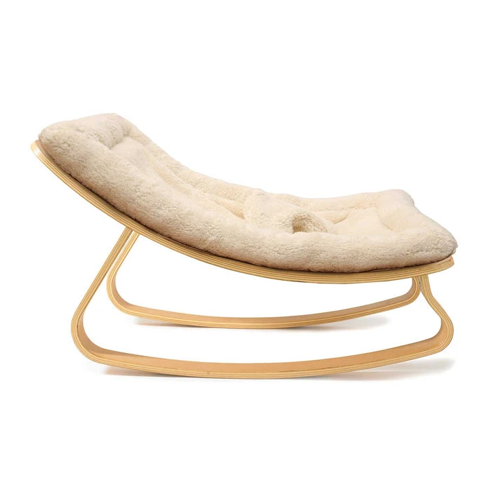 Levo Baby Rocker - Fur Milk 4 Levo Baby Rocker - Fur Milk - Image 4