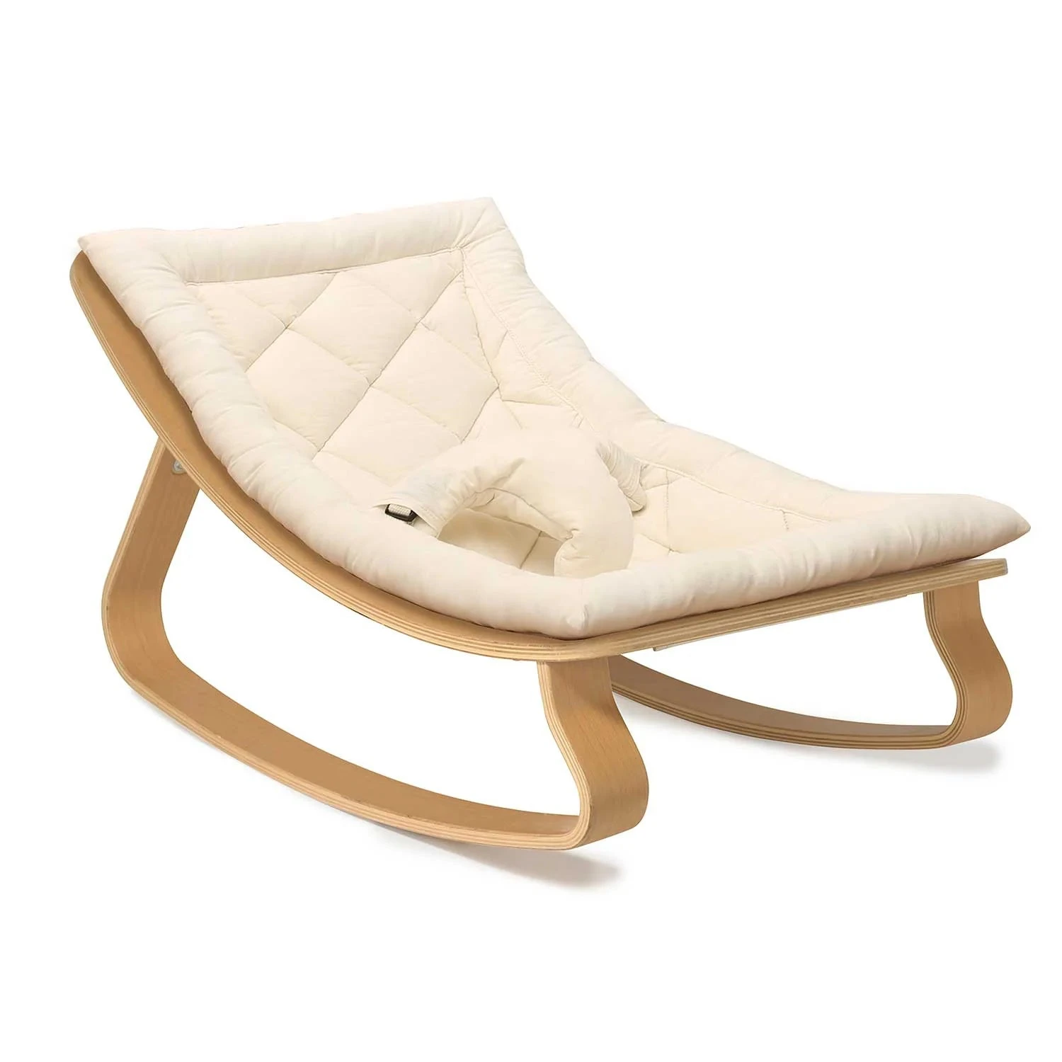 Levo Baby Rocker - Organic Milk/White 1 Levo Baby Rocker - Organic Milk/White