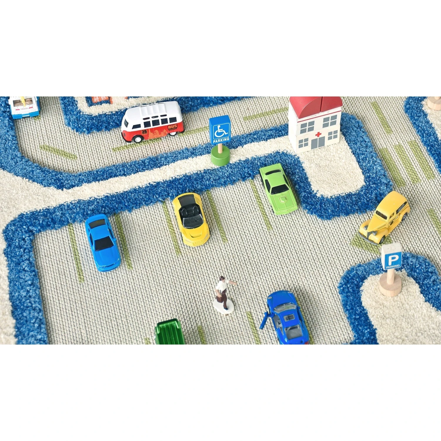 Traffic Blue Rug 4 Traffic Blue Rug - Image 4