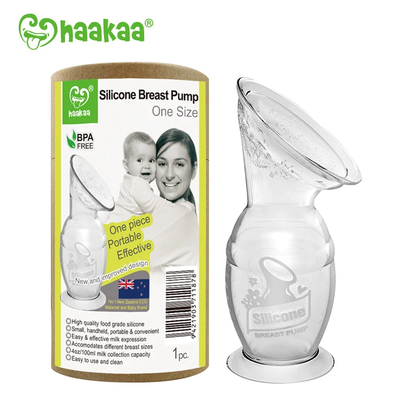 Haakaa Silicone Breast Pump With Suction Base 150ml 2 Haakaa Silicone Breast Pump With Suction Base 150ml - Image 2