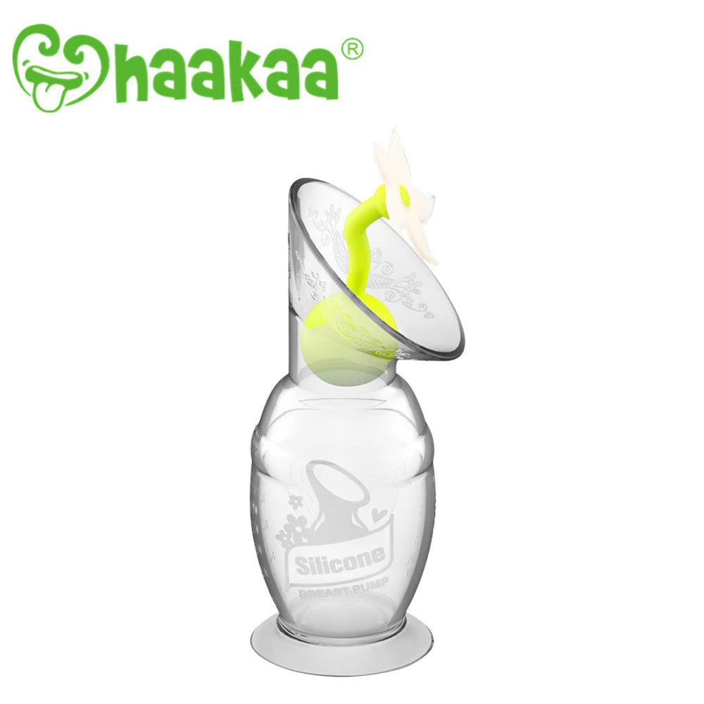 Haakaa Silicone Breast Pump Flower Stopper - White 3 Haakaa Silicone Breast Pump Flower Stopper - White - Image 3