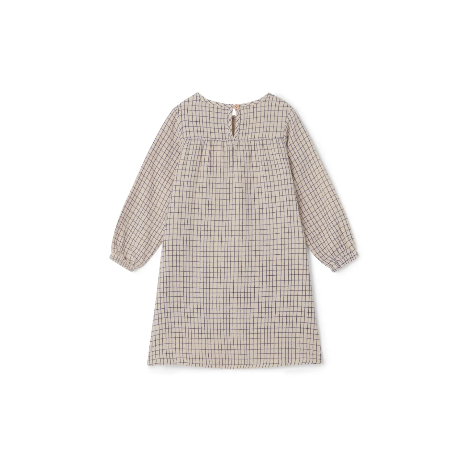 Checks Cobalt Muslin Dress Size 5-6 Years 2 Checks Cobalt Muslin Dress Size 5-6 Years - Image 2