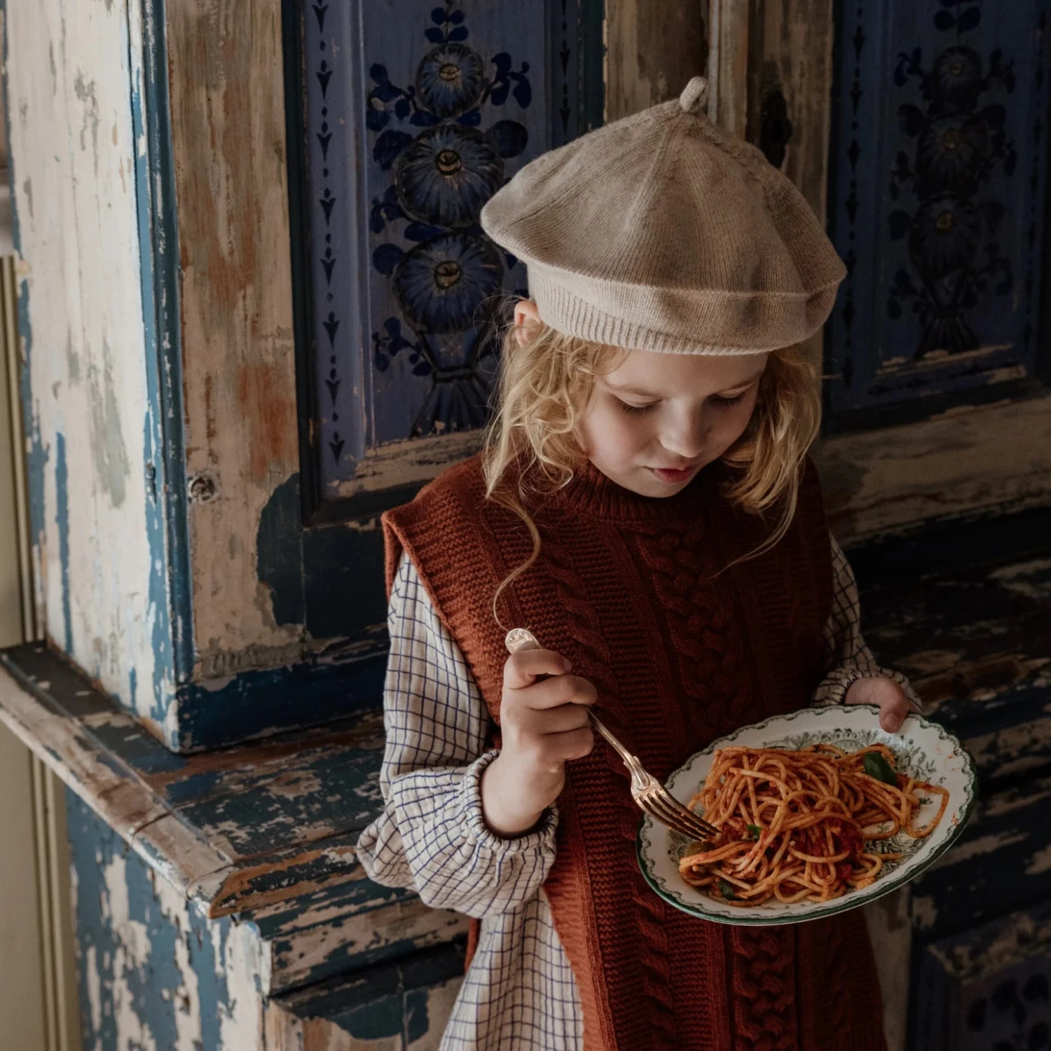 Checks Cobalt Muslin Dress Size 5-6 Years 4 Checks Cobalt Muslin Dress Size 5-6 Years - Image 4