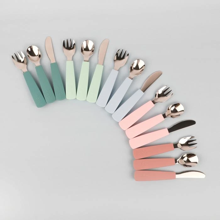 Toddler Feedie Cutlery Set VARIOUS COLOURS 2 Toddler Feedie Cutlery Set VARIOUS COLOURS - Image 2