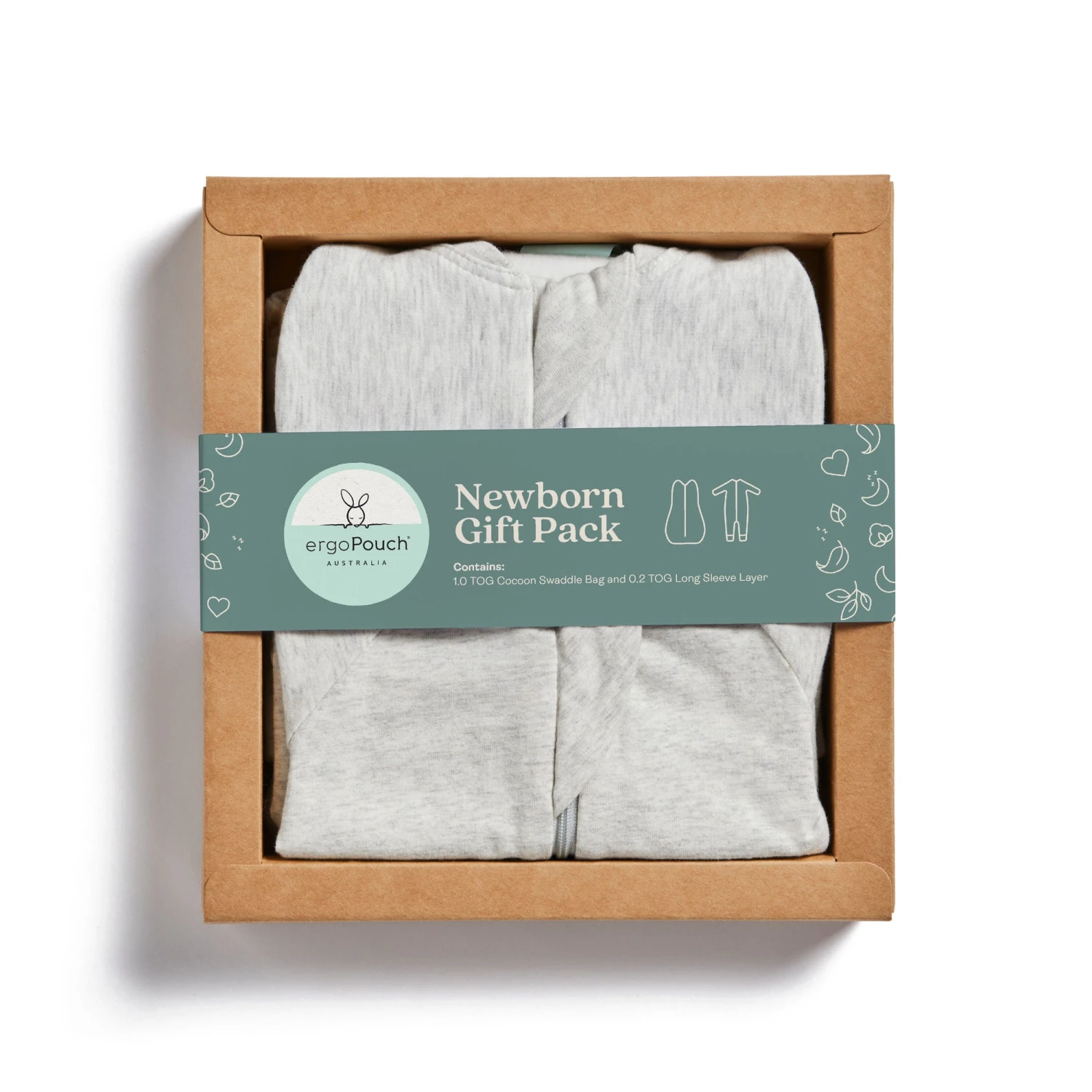 Newborn Gift Pack - Grey Marle 1 Newborn Gift Pack - Grey Marle