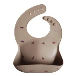 Mushie Silicone Bib VARIOUS COLOURS -METRO BABY SHOP NEW safari.brown 600x e79b678e 51d0 4867 8233 b50404a4f88d