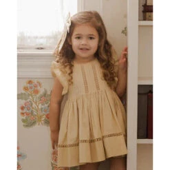 Isla Dress VARIOUS COLOURS -METRO BABY SHOP NL015MOIA LEMON 2