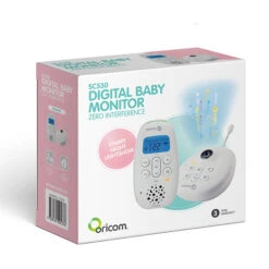 Secure530 DECT Digital Baby Monitor -METRO BABY SHOP Oricom SC530 Giftbox Mockup Front 1