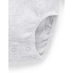 Ribbed Bodysuit Long Sleeve - Pale Grey Melange -METRO BABY SHOP PN1006ES PGRME IMAGE5 2560x2560 1a20a76f 5718 449d ac80 ffc6ea0ba888