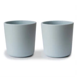 Mushie Drinking Cup - Set Of 2 VARIOUS COLOURS 22 Mushie Drinking Cup - Set Of 2 VARIOUS COLOURS -METRO BABY SHOP PowderBlue Cups 2pack edit
