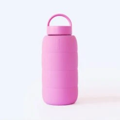 Bink Puffer Bottle 800ml VARIOUS COLOURS 15 Bink Puffer Bottle 800ml VARIOUS COLOURS -METRO BABY SHOP PufferBubblegum