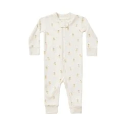 Zip Long Sleeve Sleeper VARIOUS COLOURS 22 Zip Long Sleeve Sleeper VARIOUS COLOURS -METRO BABY SHOP QM078UJTA IVORY LEMONS 1