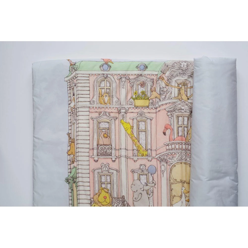 Reversible Quilt - Monceau Mansion/Hot Air Balloon 2 Reversible Quilt - Monceau Mansion/Hot Air Balloon - Image 2