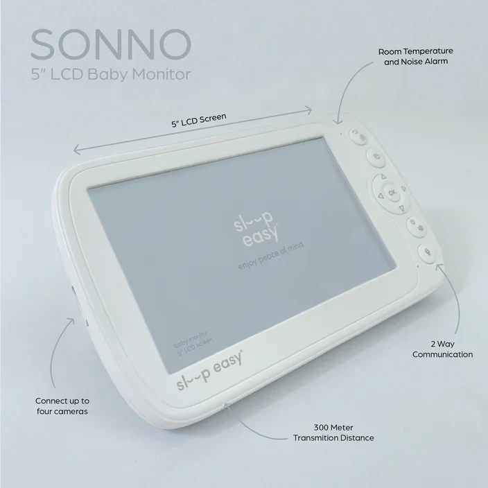 SLEEP EASY RAD505 Sonno 5''12.7cm Crystal Clear Baby Monitor 3 SLEEP EASY RAD505 Sonno 5''12.7cm Crystal Clear Baby Monitor - Image 3