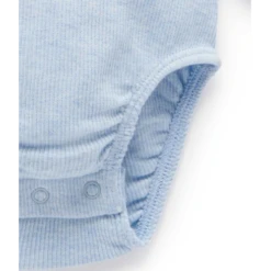 Ribbed Bodysuit Long Sleeve - Pale Blue Melange 6 Ribbed Bodysuit Long Sleeve - Pale Blue Melange -METRO BABY SHOP ScreenShot2022 04 22at23.18.40