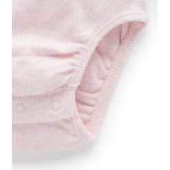 Ribbed Bodysuit Long Sleeve - Pale Pink Melange Size 0000 NB 6 Ribbed Bodysuit Long Sleeve - Pale Pink Melange Size 0000 NB -METRO BABY SHOP ScreenShot2022 04 22at23.26.01