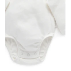 Ribbed Bodysuit Long Sleeve - Vanilla 5 Ribbed Bodysuit Long Sleeve - Vanilla -METRO BABY SHOP ScreenShot2022 04 22at23.30.14