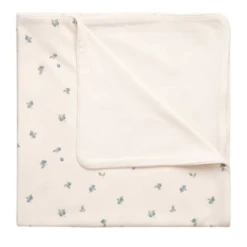 Blueberry Jersey Baby Blanket