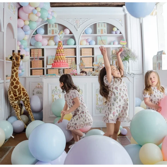 Velour Party Dress - Hot Air Balloon 7 Velour Party Dress - Hot Air Balloon - Image 7