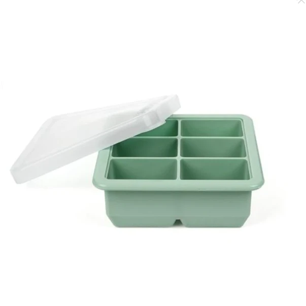 Haakaa Silicone Baby Food And Breast Milk Freezer Tray - Pea Green 1 Haakaa Silicone Baby Food And Breast Milk Freezer Tray - Pea Green