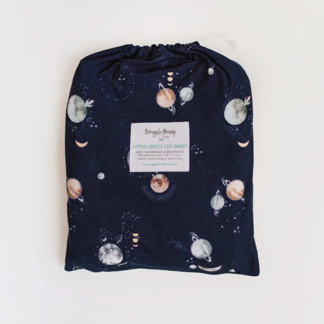 Fitted Cot Sheet - Milky Way 4 Fitted Cot Sheet - Milky Way - Image 4