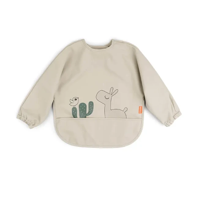 Done By Deer Sleeved Pocket Bib VARIOUS COLOURS 4 Done By Deer Sleeved Pocket Bib VARIOUS COLOURS - Image 4