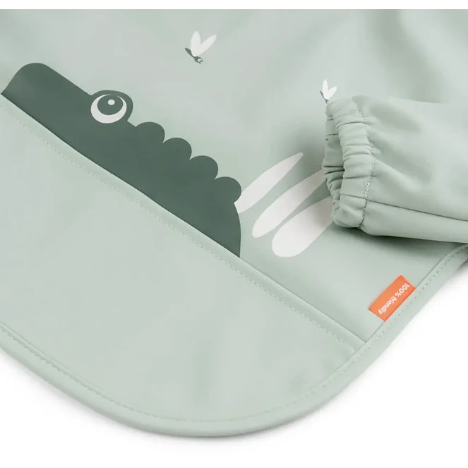 Done By Deer Sleeved Pocket Bib VARIOUS COLOURS 6 Done By Deer Sleeved Pocket Bib VARIOUS COLOURS - Image 6