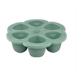 Beaba Silicone Multiportions 6 X 90ml - Sage Green