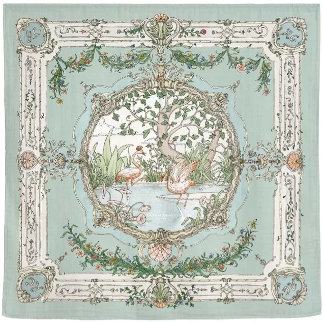 Swaddle - Tapestry Olive Green 1 Swaddle - Tapestry Olive Green