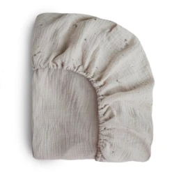 Mushie Cot Sheet VARIOUS COLOURS -METRO BABY SHOP ScreenShot2022 09 13at20.46.34