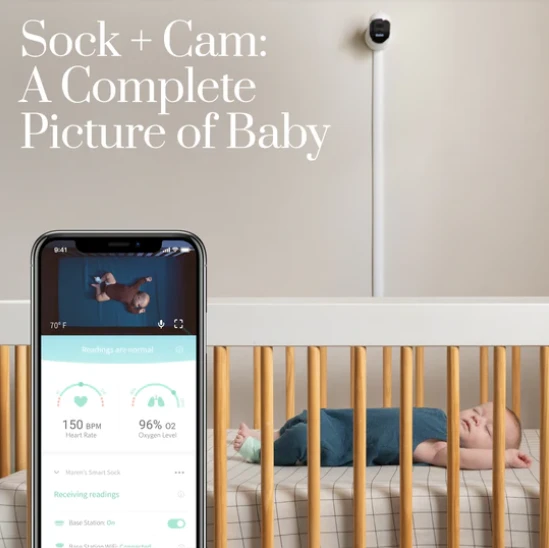 Owlet Monitor Duo 2 - Cam 2 + Smart Sock 3 Mint 2 Owlet Monitor Duo 2 - Cam 2 + Smart Sock 3 Mint - Image 2
