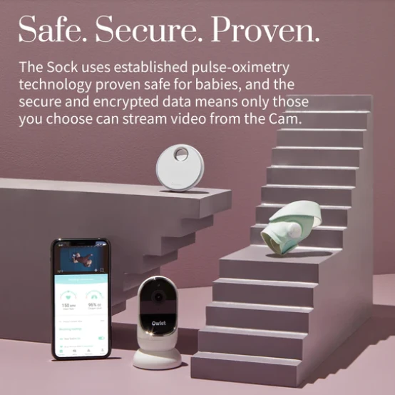 Owlet Monitor Duo 2 - Cam 2 + Smart Sock 3 Mint 3 Owlet Monitor Duo 2 - Cam 2 + Smart Sock 3 Mint - Image 3