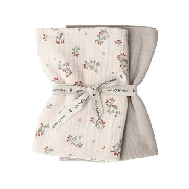 Muslin Small Blankets Set Of 2 VARIOUS COLOURS 2 Muslin Small Blankets Set Of 2 VARIOUS COLOURS - Image 2