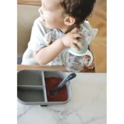 Beaba Silicone Suction Divided Plate VARIOUS COLOURS -METRO BABY SHOP ScreenShot2022 12 20at23.53.58