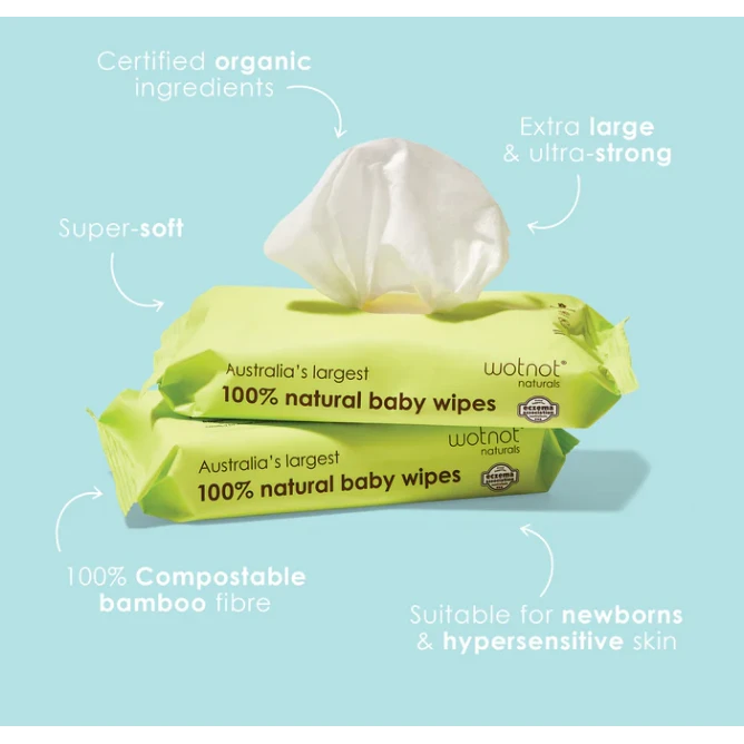 Natural Baby Wipes 2 Natural Baby Wipes - Image 2