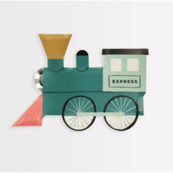 Meri-Meri Train Plate 8 Pack