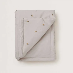 Lemon Embroidery Filled Blanket