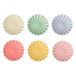 Meri-Meri Multicolor Reusable Bamboo Plates VARIOUS SIZES