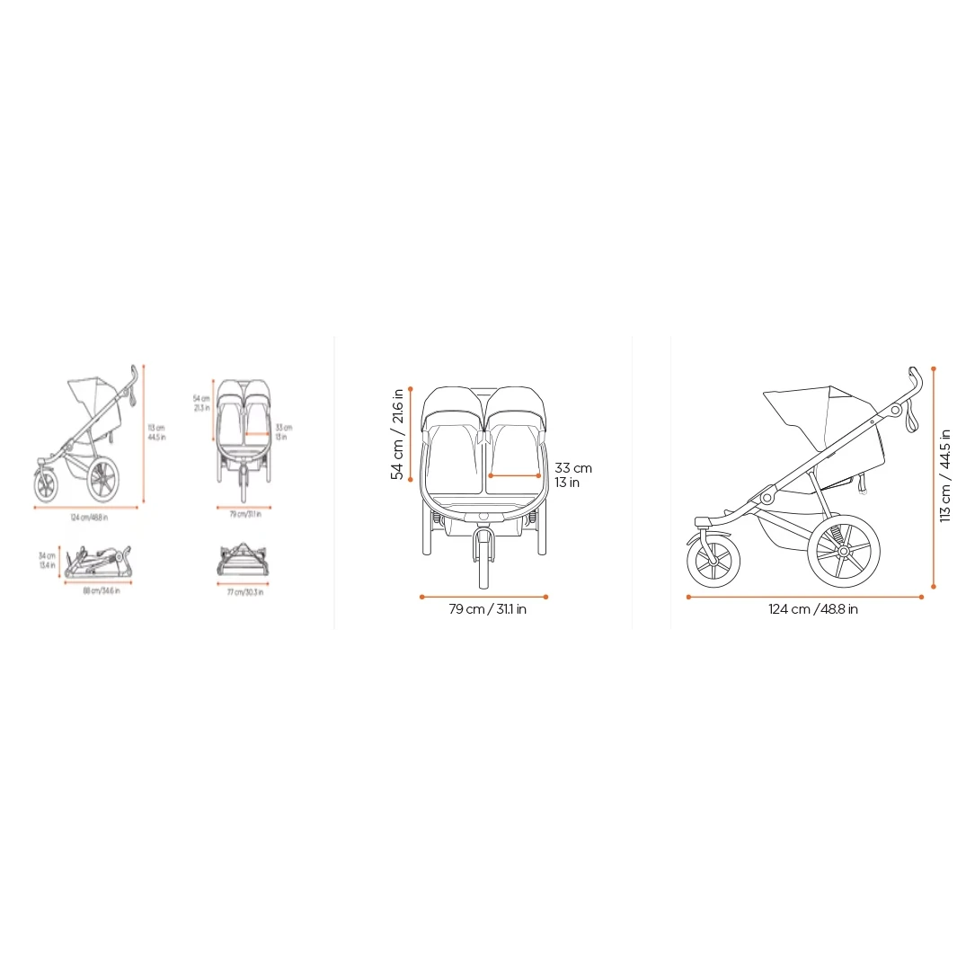 Thule Urban Glide 3 Double PRE ORDER JULY 8 Thule Urban Glide 3 Double PRE ORDER JULY - Image 8