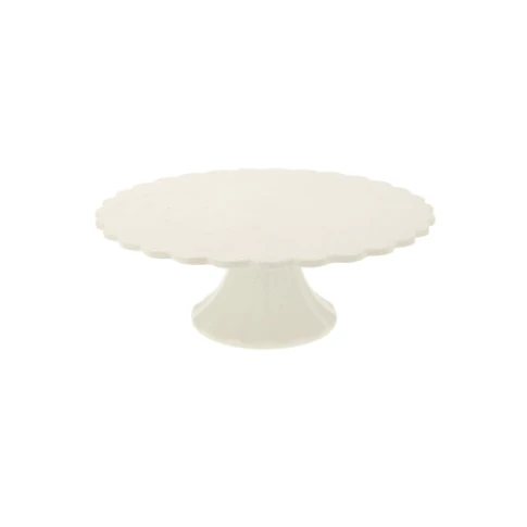 Meri-Meri Small Reusable Bamboo Cake Stand - Cream 1 Meri-Meri Small Reusable Bamboo Cake Stand - Cream