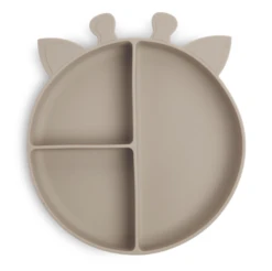 Nuuroo Orla Silicone Divided Plate Giraffe VARIOUS COLOURS