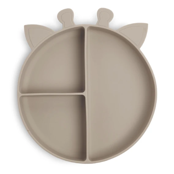 Nuuroo Orla Silicone Divided Plate Giraffe VARIOUS COLOURS 1 Nuuroo Orla Silicone Divided Plate Giraffe VARIOUS COLOURS