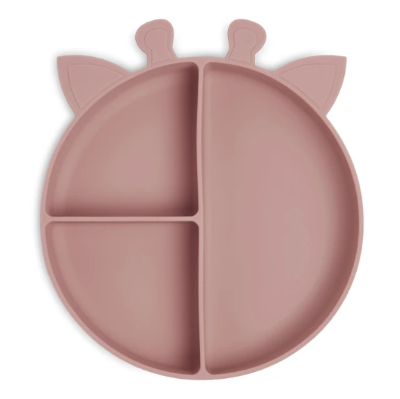 Nuuroo Orla Silicone Divided Plate Giraffe VARIOUS COLOURS 2 Nuuroo Orla Silicone Divided Plate Giraffe VARIOUS COLOURS - Image 2