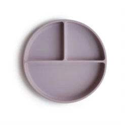 Mushie Silicone Plate VARIOUS COLOURS -METRO BABY SHOP SoftLilac SiliconePlate Top