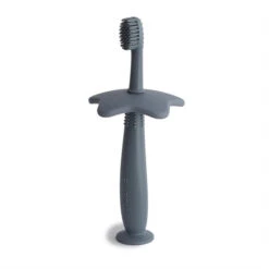 Mushie Training Toothbrush VARIOUS COLOURS -METRO BABY SHOP StarToothbrush Tradewinds