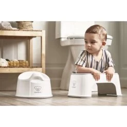 Step Stool - White -METRO BABY SHOP Step Stool WhiteGrey 3