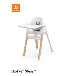 Stokke Step Baby Set Tray -METRO BABY SHOP StokkeSteps Natural BSWhite TrayWhite 190411 8I0323 SP